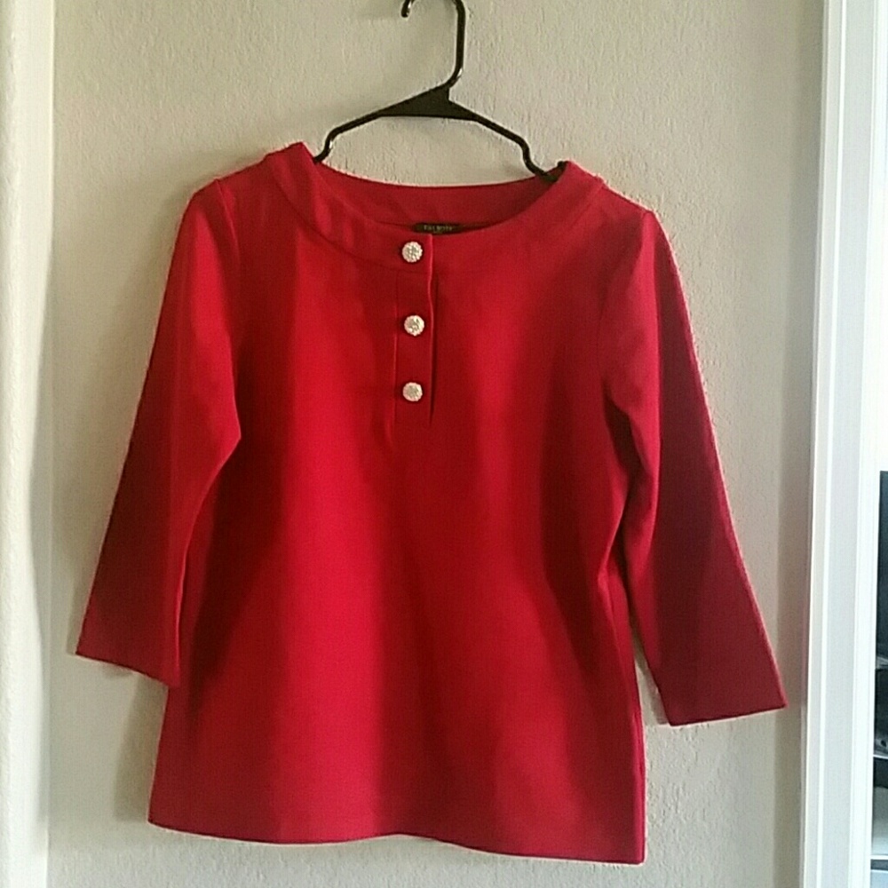 Red dressy top